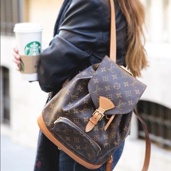 lv canvas backpack